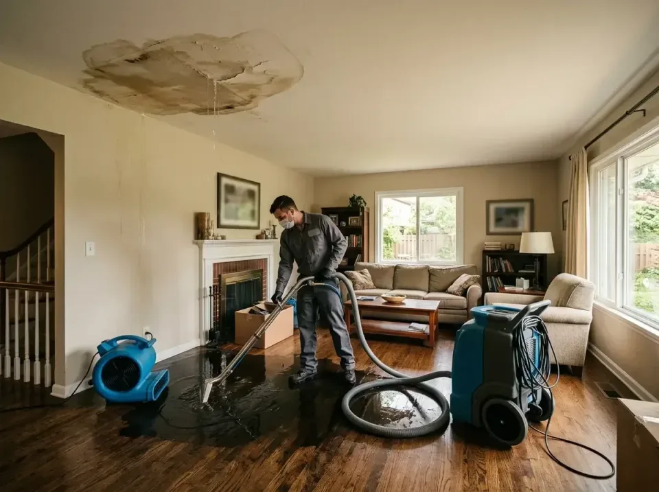 attic-pipe-burst-ceiling-drip-008 — frequently asked questions, Water Damage Restoration & Carpet Care in Gautier, MS